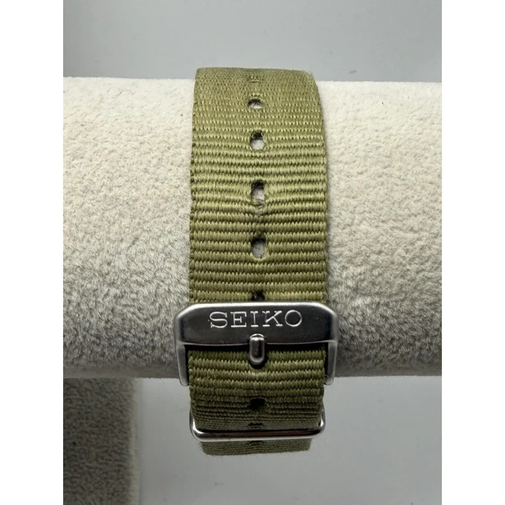 Seiko Green Dial 4R36-08L0 Automatic Mens Working Watch 40MM 9